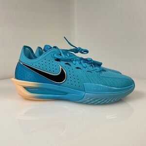 Nike Air Zoom GT Cut 3 ‘Blue Fury’ Black Tangerine Tint DV2913-404 Men’s 9